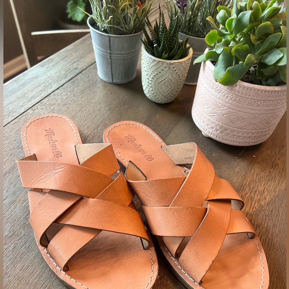 Madewell Boardwalk Flat Sandals | Women’s size 8